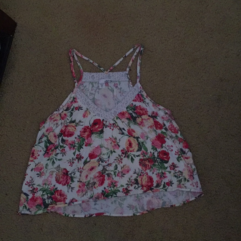 Floral Summer Tank Top
